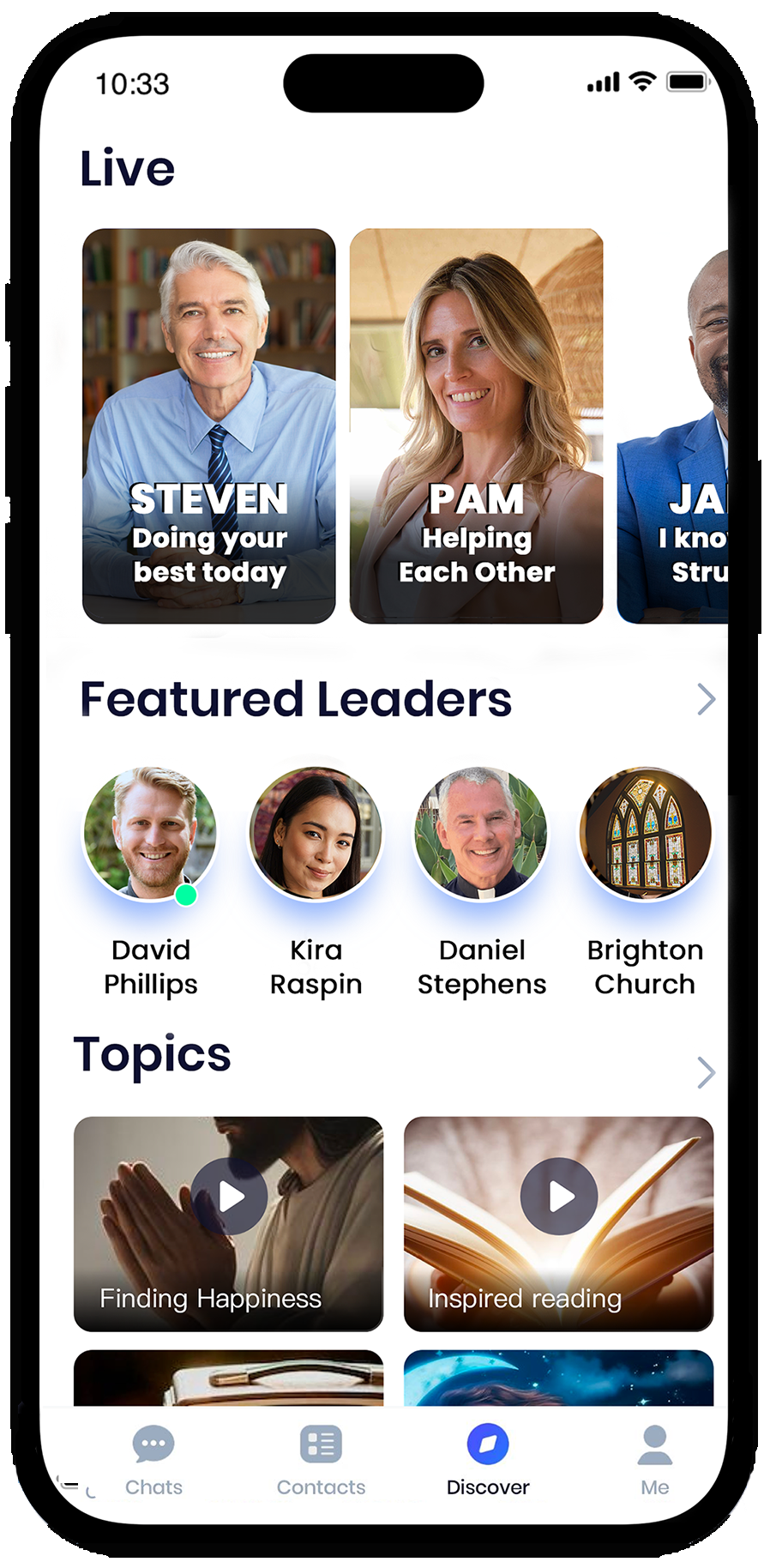 Faithia - Spiritual app